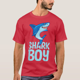 Marine Biology Shark Lover Cute Shark Boy T-Shirt