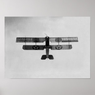 Marine Biplane Performing A Loop - WW1 - 1918 Poster