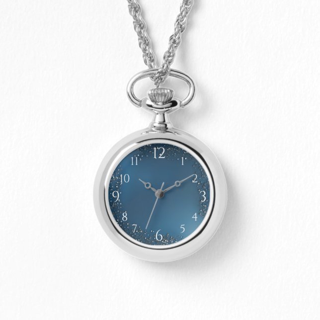 Marine Blue & Bubbles Watch (Front)