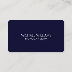 Marine Blue Business Card
