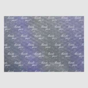Marine Blues Bubble Wrap Reseller Thank You Tissue Paper