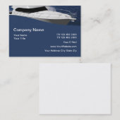 Marine Boating Theme Business Card (Front/Back)