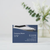 Marine Boating Theme Business Card (Standing Front)