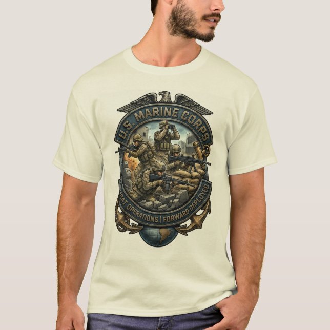 Marine Corps in battle shirt (Front)