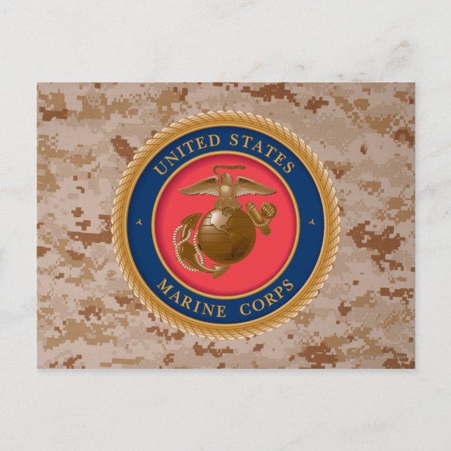 Marine Corps Seal 2 Postcard (Front)