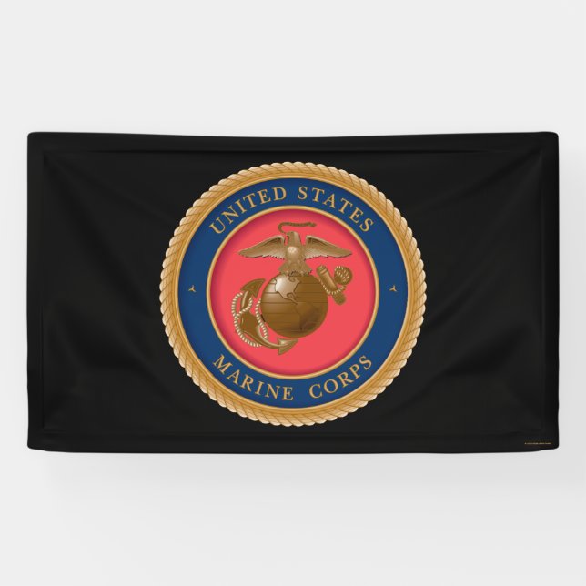 Marine Corps Seal Banner (Horizontal)