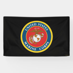 Marine Corps Seal - Flat Banner