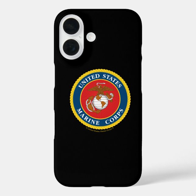 Marine Corps Seal - Flat Case-Mate iPhone Case (Back)