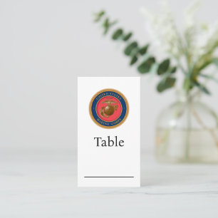 Marine Corps Seal Place Card