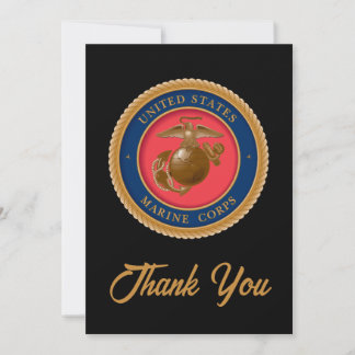 Marine Corps Seal Thank You Card