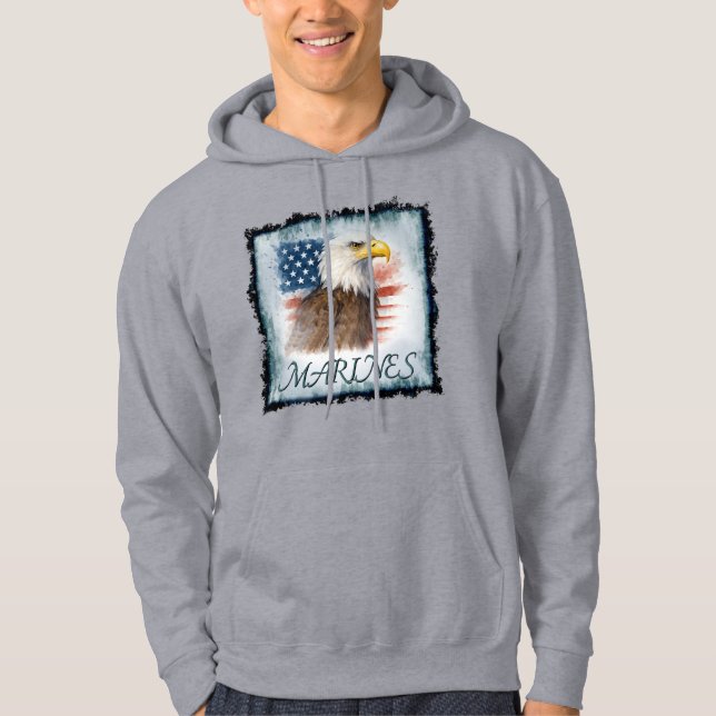 Marine Corps Veteran Hoodie (Front)