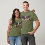 Marine Corps Veteran Logo T-Shirt<br><div class="desc">Marine Corps Veteran logo emblem on t-shirts from VetGearHQ.com</div>