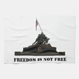 Marine Corps War Memorial Kitchen Towel