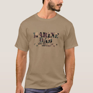 Marine Dad Answering Call T-Shirt