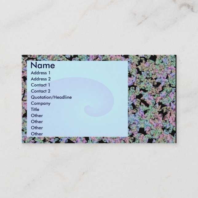 Marine Deco Business Card (Front)
