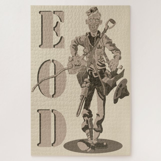 Marine EOD Jigsaw Puzzle (Vertical)