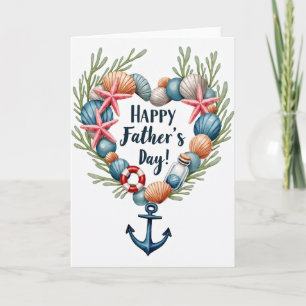 Marine Fathers Day Art Card