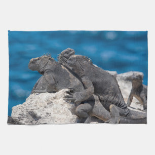 Marine Iguana Tea Towel