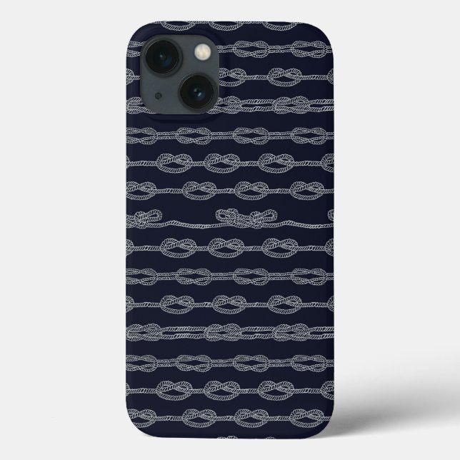 Marine Knots Pattern Case-Mate iPhone Case (Back)