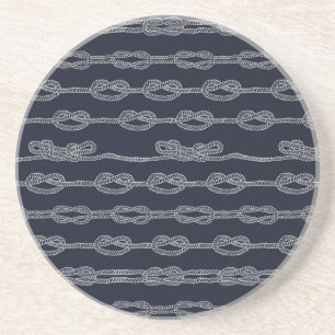 Marine Knots Pattern Coaster