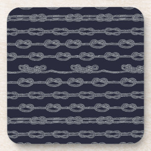 Marine Knots Pattern Coaster