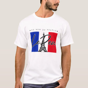 Marine Le Pen France Political Support Gift T-Shirt