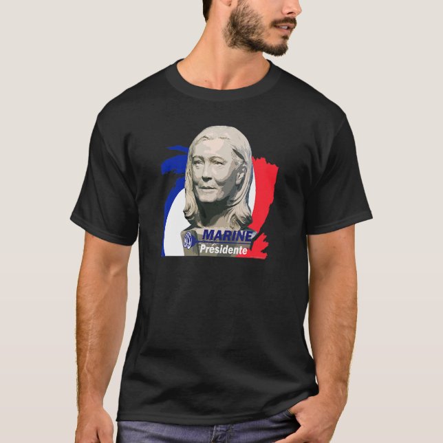 Marine Le Pen Presente T-Shirt (Front)