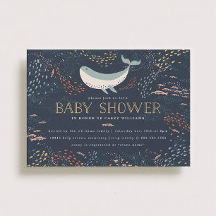 Marine Life Baby Shower Invitation
