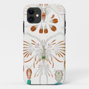 Marine Life Crustaceans, Copepoda by Ernst Haeckel iPhone 11 Case