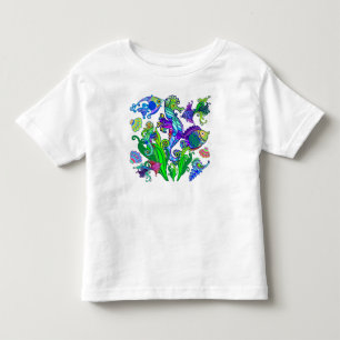 Marine Life Exotic Fishes & SeaHorses Toddler T-Shirt