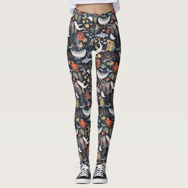 Marine Life Leggings (Front)