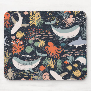 Marine Life Mouse Mat