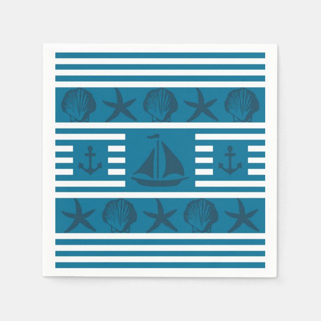 Marine life napkin (Front)