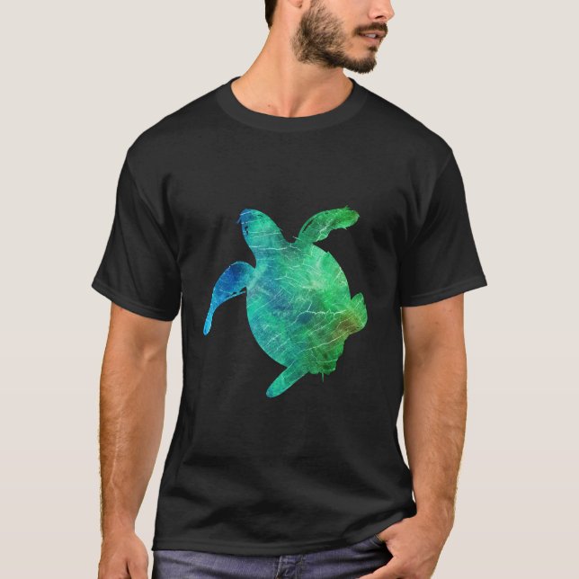 Marine life - sea turtle  T-Shirt (Front)