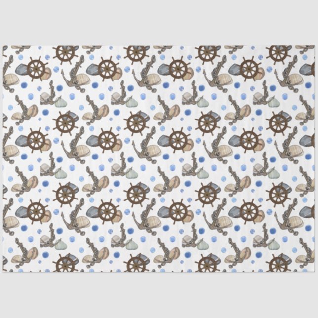 Marine Life Series Design 17 Tissue Paper (Front)