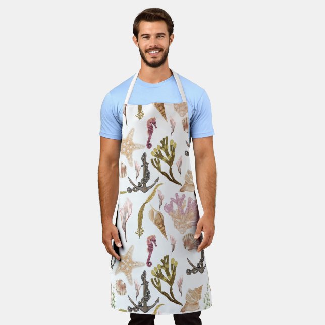 Marine Life Series Design 34  Apron (Worn)