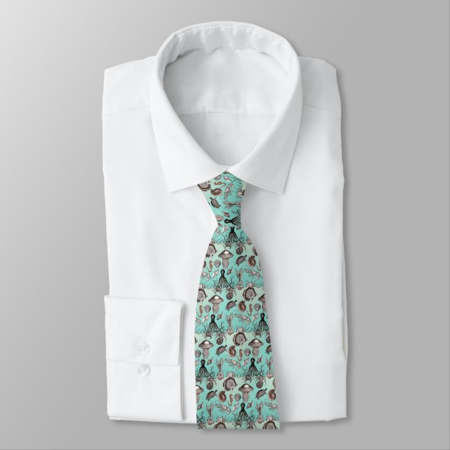 Marine Life Tie (Tied)