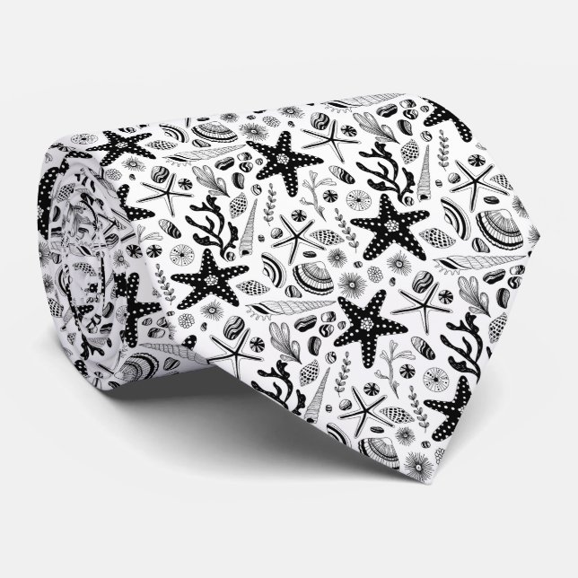 Marine life tie (Rolled)