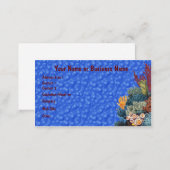 Marine Life Underwater Coral Reef Profile Card (Front/Back)