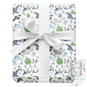 Marine Life Wrapping Paper