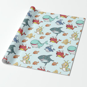 Marine Life Wrapping Paper