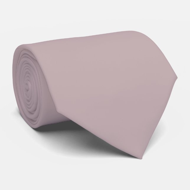 Marine Lilac Solid Color Tie (Rolled)