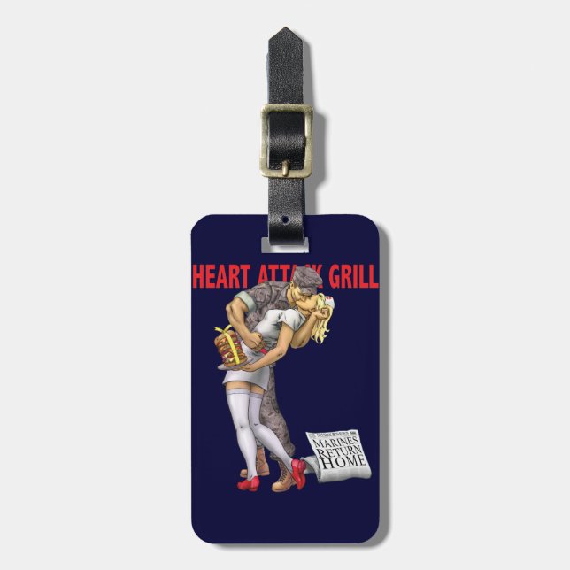 Marine Luggage Tag (Front Vertical)