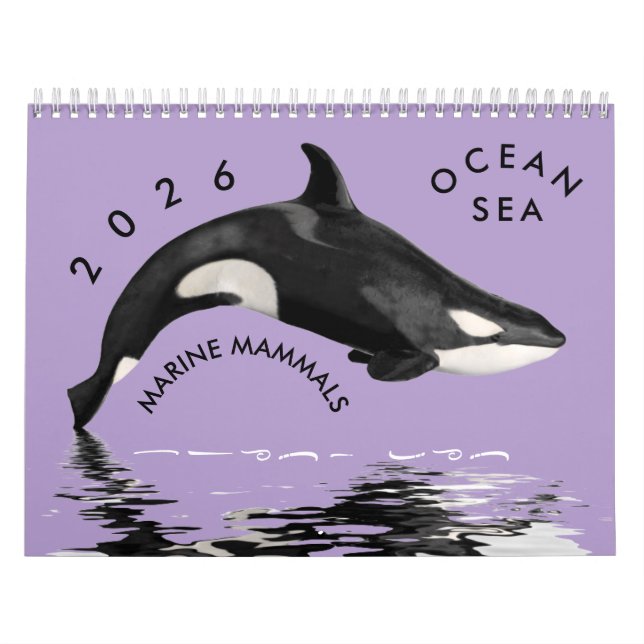 Marine mammals calendar (Cover)
