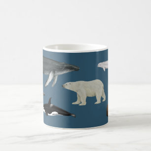 Marine mammals mug / cup