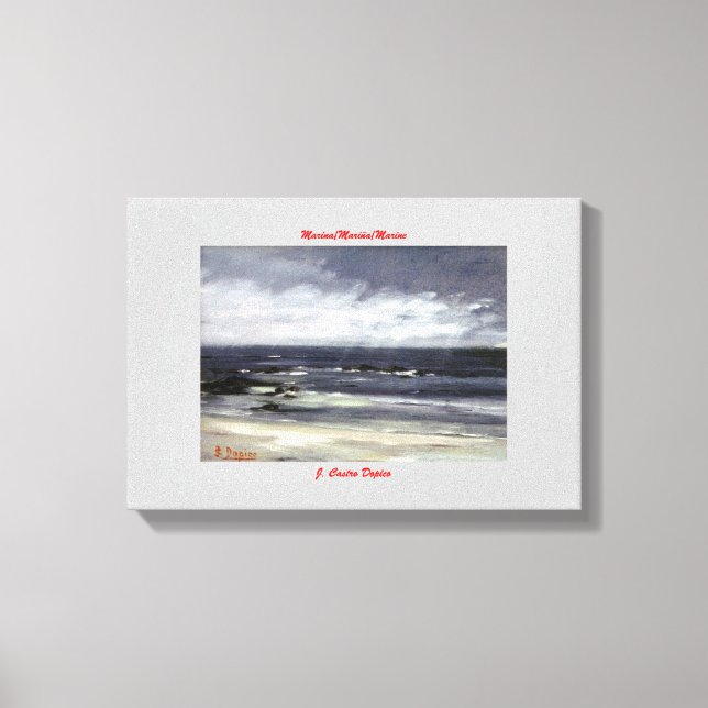Marine/Mariña/Marine Canvas Print (Front)