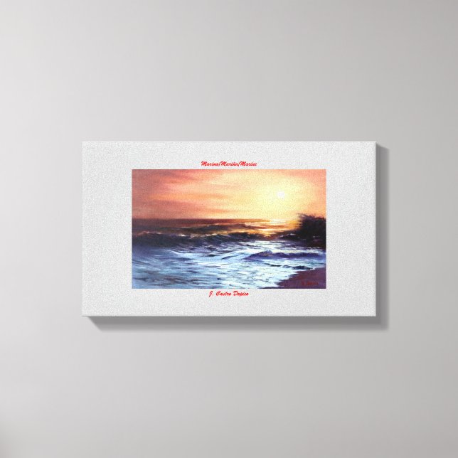Marine/Mariña/Marine Canvas Print (Front)