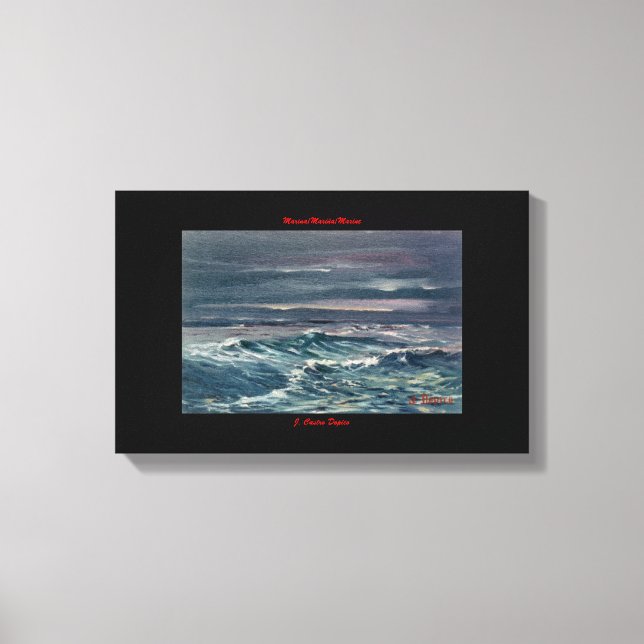 Marine/Mariña/Marine Canvas Print (Front)