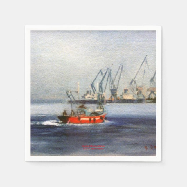 Marine/Mariña/Marine Napkin (Front)