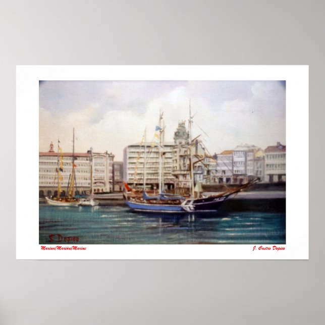Marine/Mariña/Marine Poster (Front)